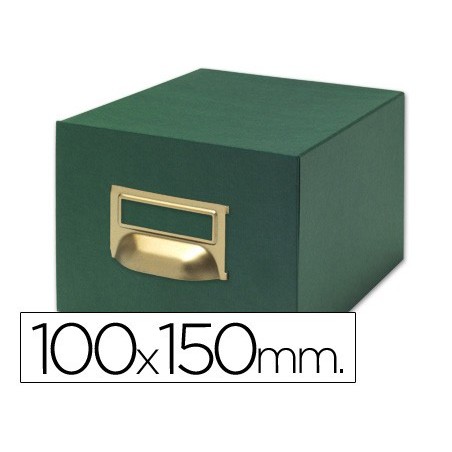 Fichero fichas tela verde 1000 fichas n.3 tamaño 100x150 mm