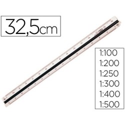 Escala mr 1632.20 1:100-200-250-300-400-500 30 cm estuche rigido color