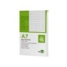 Bloc notas liderpapel cuadro 4mm a7 80 hojas 60g/m2 perforado
