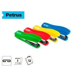 Grapadora petrus liliput 200 capacidad 12 hojas