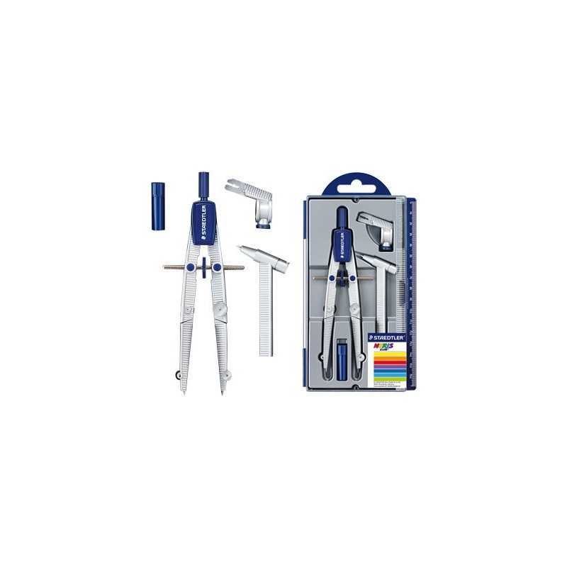 Compas staedtler noris club micrometrico con alagardera
