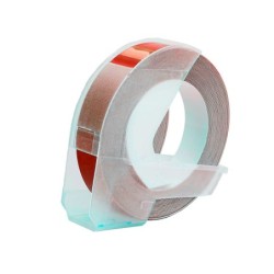 Cinta dymo 3d 9mm x 3 mt roja tradicional