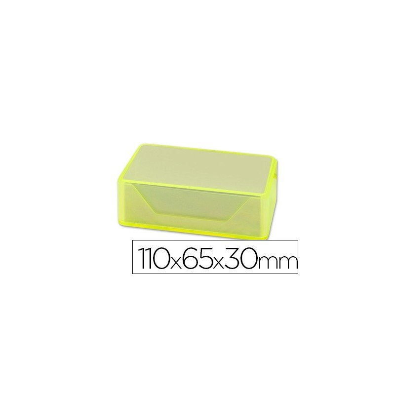 Caja para tarjetas de visitas liderpapel 110x65x30 mm
