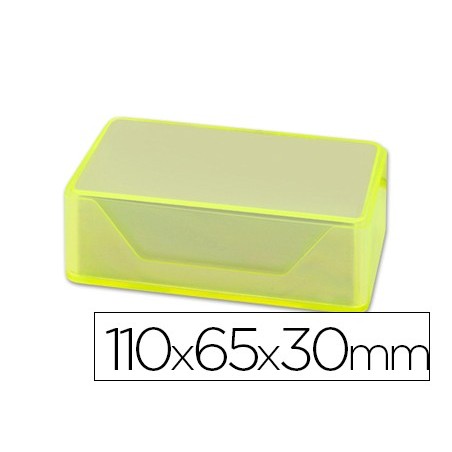 Caja para tarjetas de visitas liderpapel 110x65x30 mm
