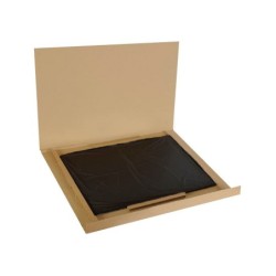 Cartulina guarro negra 50x65 cm 185 gr