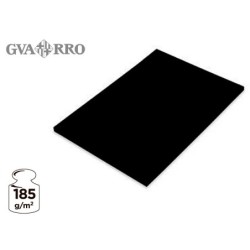 Cartulina guarro negra 50x65 cm 185 gr