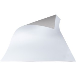 Cartoncillo gris liderpapel con una cara blanca 350 gr 64x88 cm paquete de 1 kg (5 hojas)
