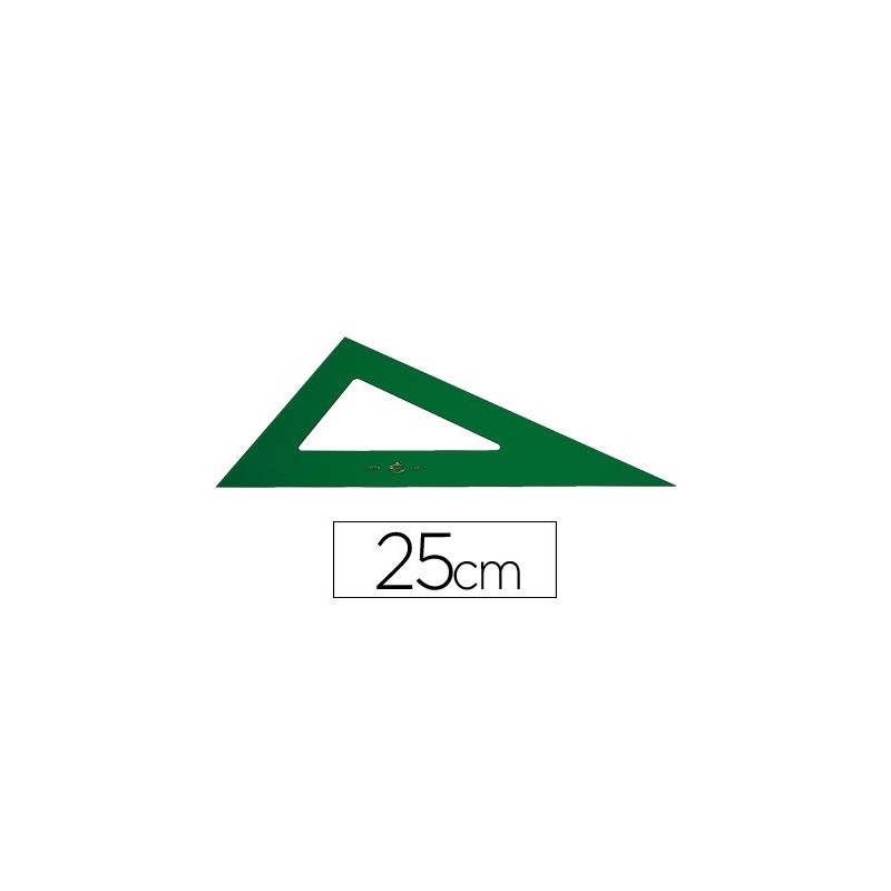Cartabon faber castell 25 cm plastico verde