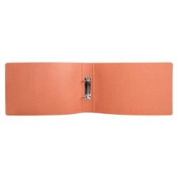 Carpeta de 2 anillas 40mm redondas liderpapel cuarto apaisado carton cuero