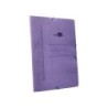 Carpeta liderpapel gomas folio 3 solapas carton compacto azul