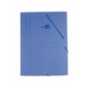 Carpeta liderpapel gomas folio sencilla carton compacto azul