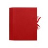 Carpeta fuelle liderpapel folio carton forrado burdeos