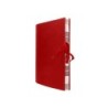 Carpeta fuelle liderpapel folio carton forrado burdeos