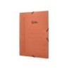 Carpeta liderpapel gomas folio 3 solapas carton compacto cuero