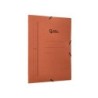 Carpeta liderpapel gomas folio 3 solapas carton compacto cuero