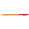Boligrafo bic naranja fine original rojo