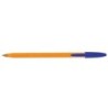 Boligrafo bic naranja fine original azul