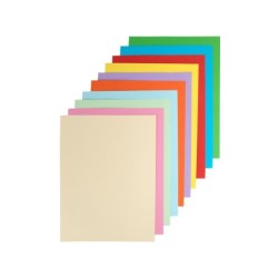 Bloc trabajos manuales liderpapel cartulina 240x315mm 10 hojas colores surtidos