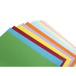 Bloc trabajos manuales liderpapel cartulina 240x315mm 10 hojas colores surtidos