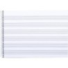 Bloc musica liderpapel para guitarra hexagrama 3 mm cuarto 20 hojas 100g/m2