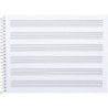 Bloc musica liderpapel pentagrama 3mm cuarto 20 hojas 100g/m2