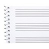 Bloc musica liderpapel pentagrama 3mm cuarto 20 hojas 100g/m2