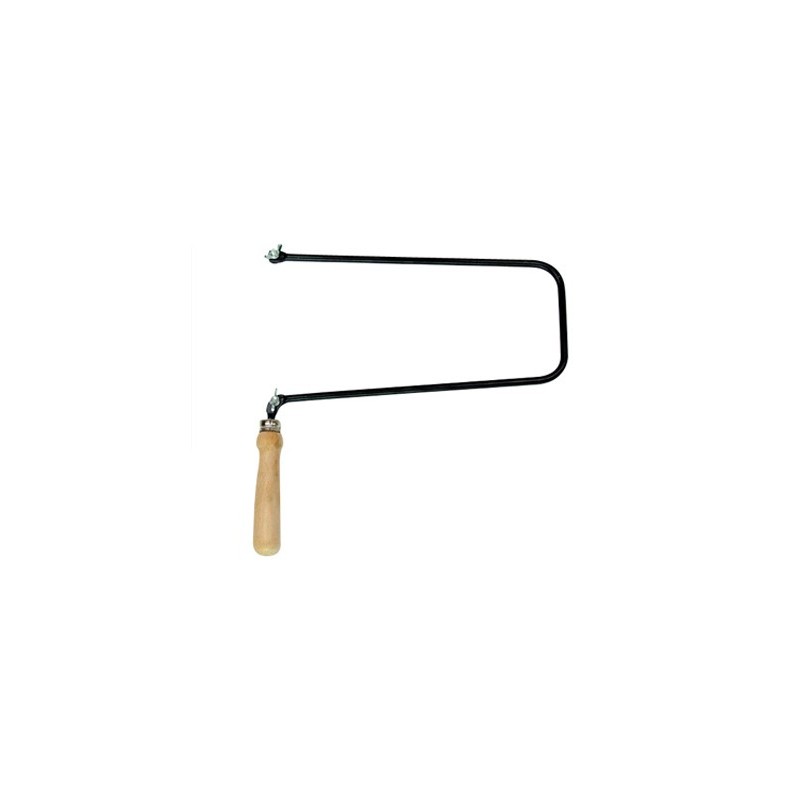 Arco de segueta pequeño 155 mm de calado mango de madera