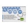 Anilla bisagra liderpapel niquelada n.1 diametro 20 mm caja de 20 unidades