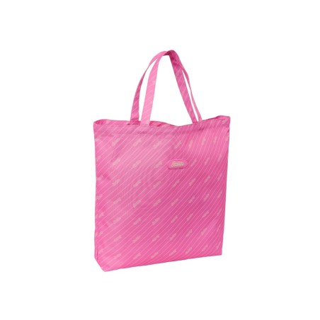 Bolsa shopping bag safta barbie logomania rosa 450x500x100 mm