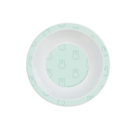 Set de platos cubiertos y vaso safta miffy menta 260x260x90 mm