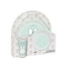 Set de platos cubiertos y vaso safta miffy menta 260x260x90 mm