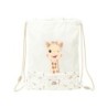 Saco plano safta junior reciclado y repelente agua sophie la girafe cookie 340x260x10 mm