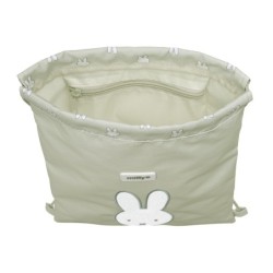 Saco plano safta junior reciclado y repelente agua miffy menta 340x260x10 mm