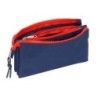Bolso escolar portatodo safta triple super mario world 120x220x30 mm