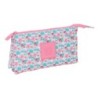 Bolso escolar portatodo safta triple reciclado moos floresistente 120x220x30 mm
