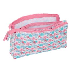 Bolso escolar portatodo safta triple reciclado moos floresistente 120x220x30 mm