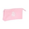 Bolso escolar portatodo safta triple real madrid girl 120x220x30 mm