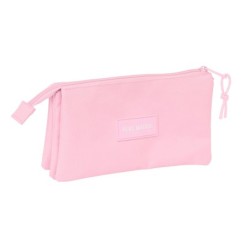 Bolso escolar portatodo safta triple real madrid girl 120x220x30 mm