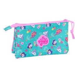 Bolso escolar portatodo safta triple my little pony magic 120x220x30 mm