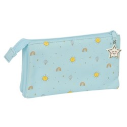 Bolso escolar portatodo safta triple mickey mouse baby 120x220x30 mm