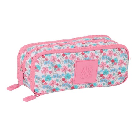 Bolso escolar portatodo safta triple desplegable reciclado moos floresistente 80x210x80 mm