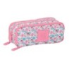 Bolso escolar portatodo safta triple desplegable reciclado moos floresistente 80x210x80 mm