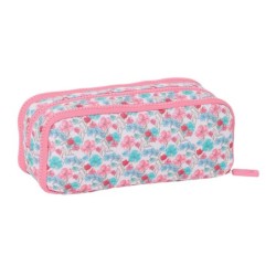 Bolso escolar portatodo safta triple desplegable reciclado moos floresistente 80x210x80 mm