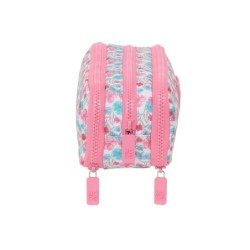 Bolso escolar portatodo safta triple desplegable reciclado moos floresistente 80x210x80 mm