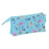 Bolso escolar portatodo safta triple bluey 120x220x30 mm