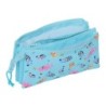Bolso escolar portatodo safta triple bluey 120x220x30 mm