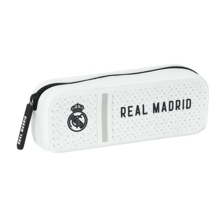 Bolso escolar portatodo safta silicona real madrid 1 equipacion 24/25 75x185x55 mm