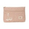 Bolso escolar portatodo safta grande 2 cremallera reciclado y repelente agua sophie la girafe cookie 160x230x30 mm