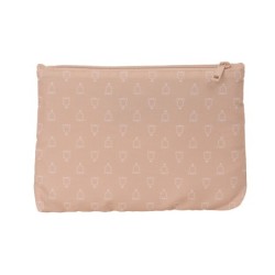 Bolso escolar portatodo safta grande 2 cremallera reciclado y repelente agua sophie la girafe cookie 160x230x30 mm