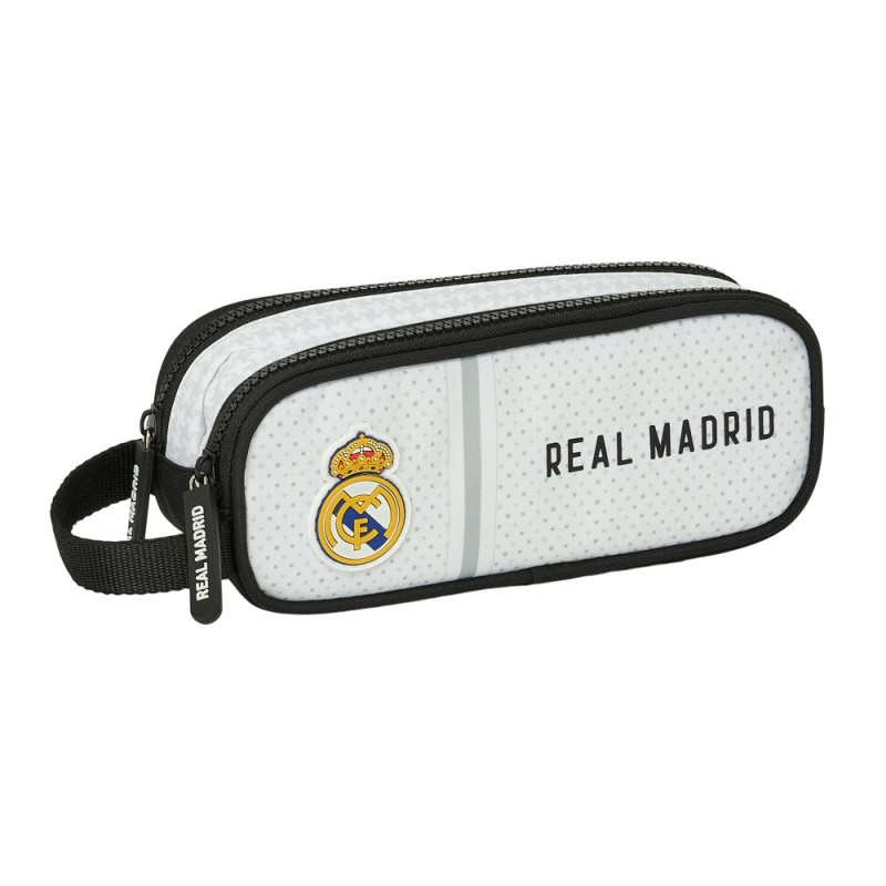 Bolso escolar portatodo safta doble real madrid 1 equipacion 24/25 80x210x60 mm